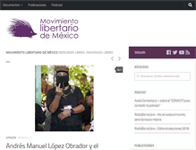 Tablet Screenshot of libertarios.info